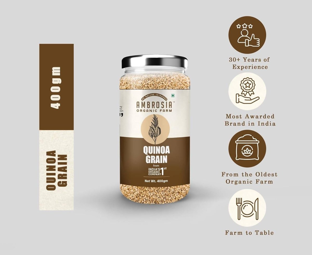 Ambrosia Organic Farm Quinoa Grain - Distacart