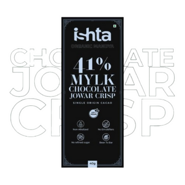 Organic Mandya 41% Mylk Chocolate with Jowar crisp - Distacart