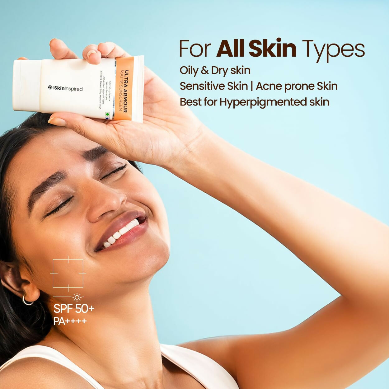 SkinInspired All Skin Ultra Armour Silicone Gel Sunscreen SPF 50+ PA++++