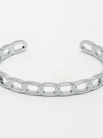 Thumbnail for NVR Men's Silver-Plated Metal Cuff Bracelet - Distacart