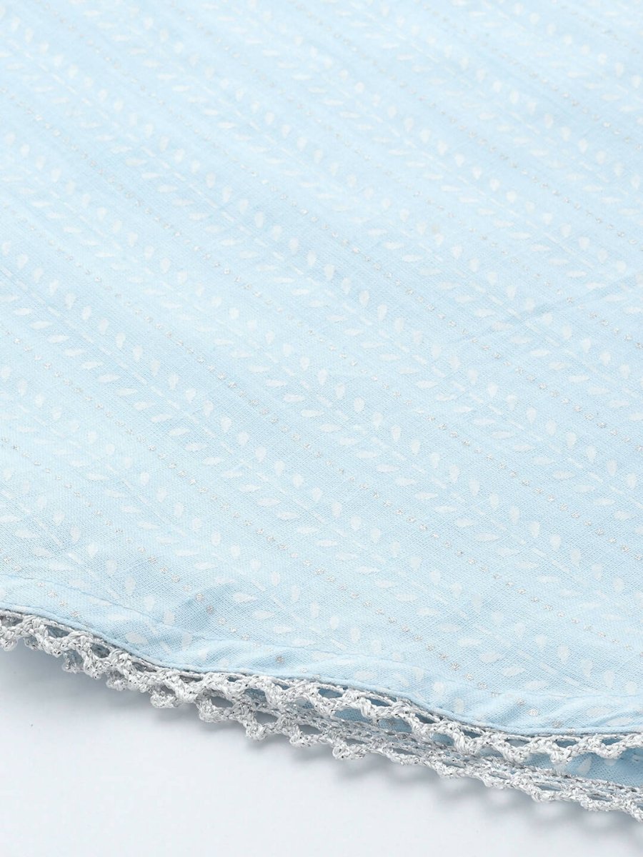 Ahalyaa Women's Traditional Wea Kurta Set - Aqua - Distacart