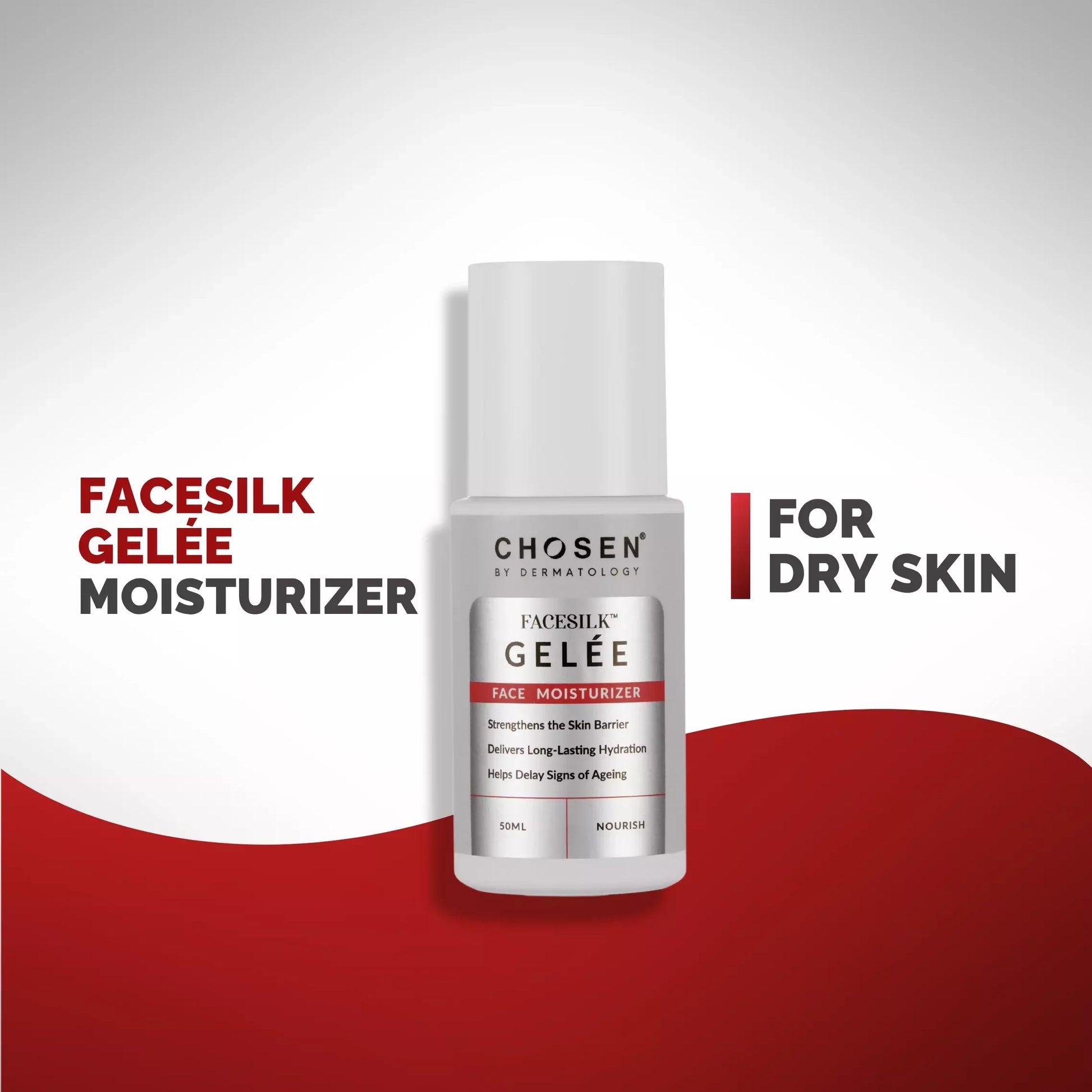 Chosen Facesilk Gelée Universal Face Moisturizer For All Age Groups - Distacart