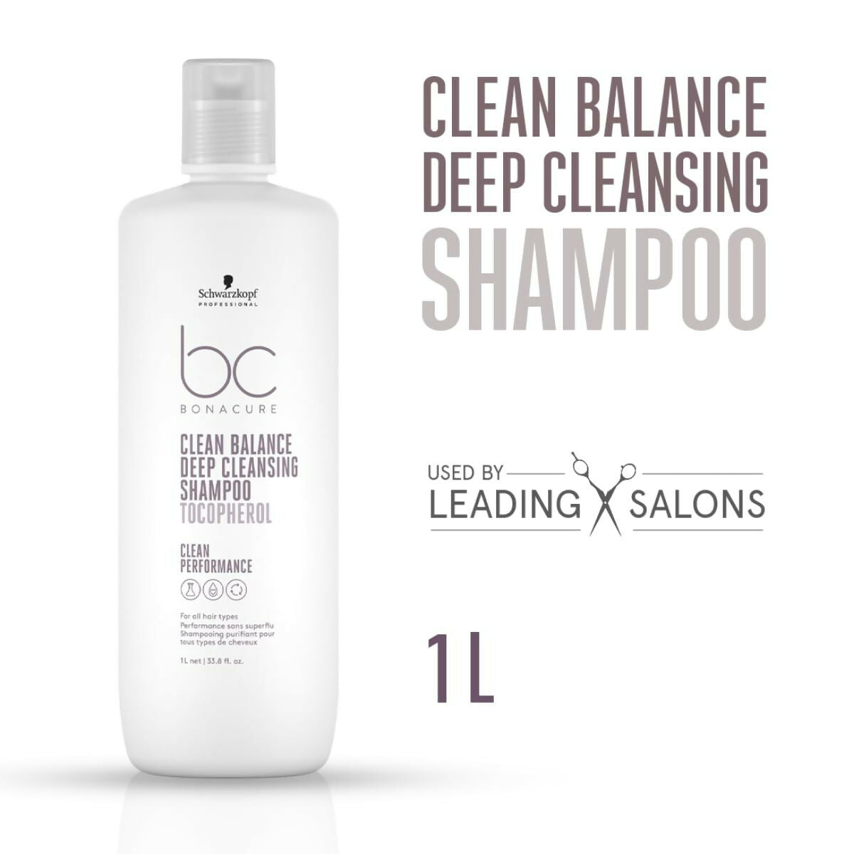 Schwarzkopf Professional Bonacure Clean Balance Deep Cleansing Shampoo with Tocopherol - Distacart