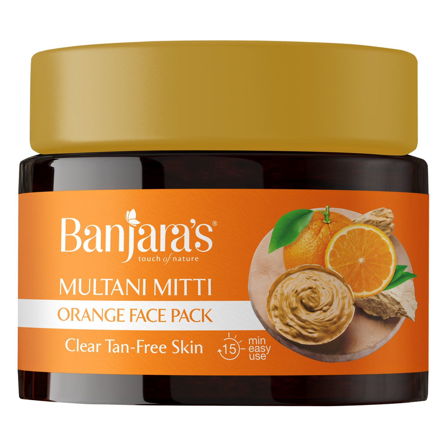 Banjara's Multani Mitti Orange Face Pack