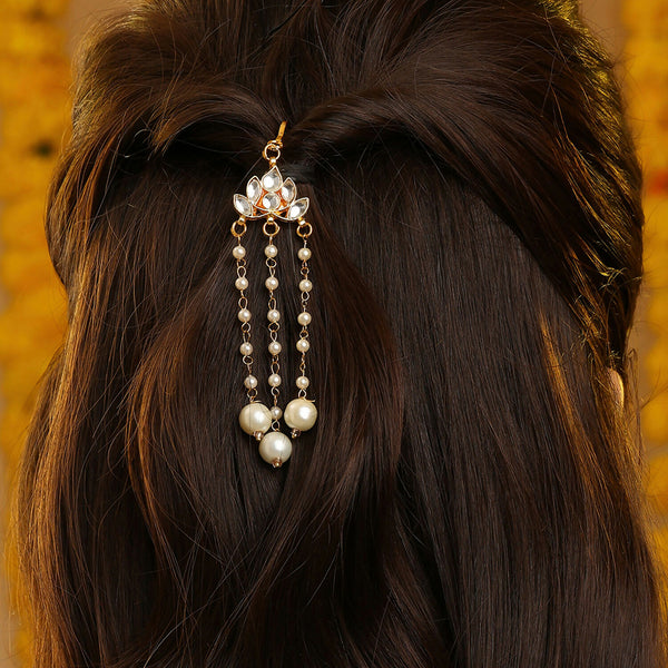 Ruby Raang Lotus Hair Brooch