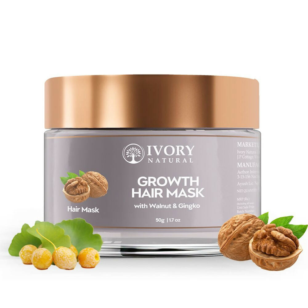 Ivory Natural Growth Hair Mask For Thicker Long And Healthier Hair - Distacart