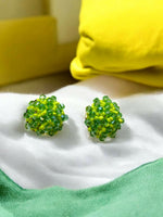 Thumbnail for Inhanns Small Statement Studs Earrings - Neon - Distacart