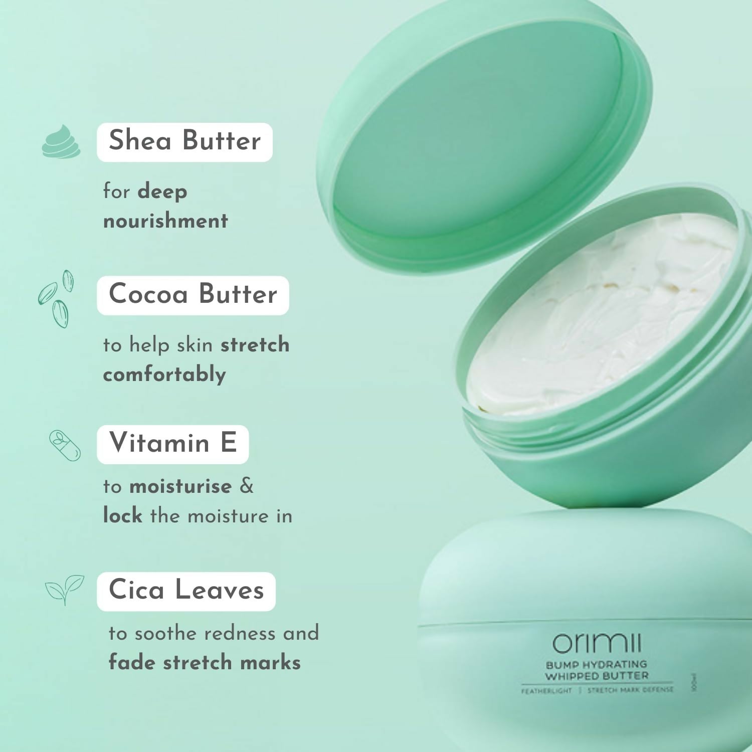 Orimii Bump Hydrating Body Butter for Reducing Stretch Marks - Distacart