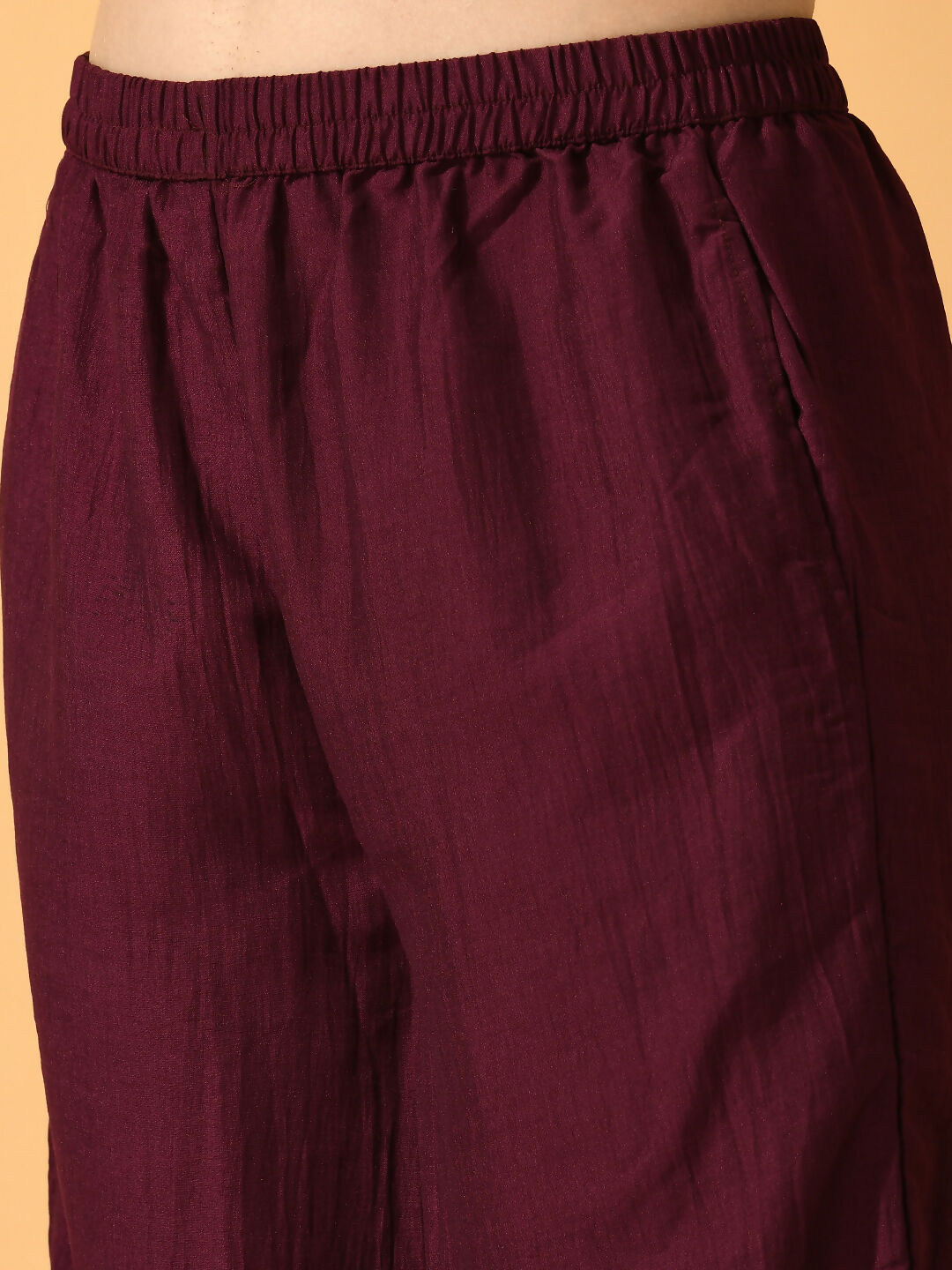 Myshka Women's Violet Solid Party Kurta Sets - Distacart