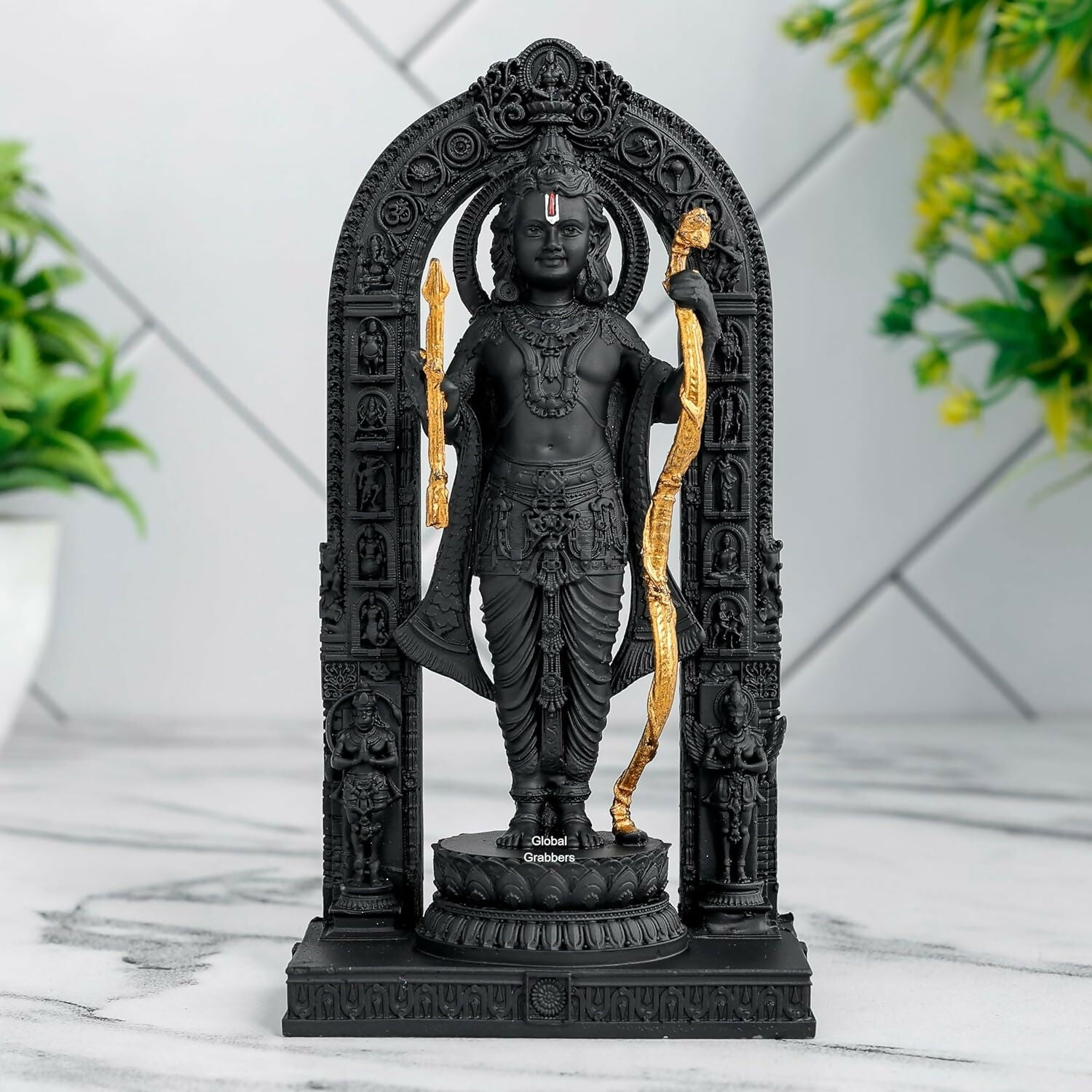 Global Grabbers Polyresin 3D Ram Lalla Ayodhya Idol - Distacart