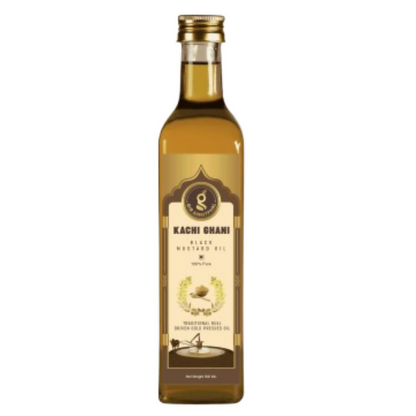 Giramritphal Kachi Ghani Cold Pressed Black Mustard Oil - Distacart
