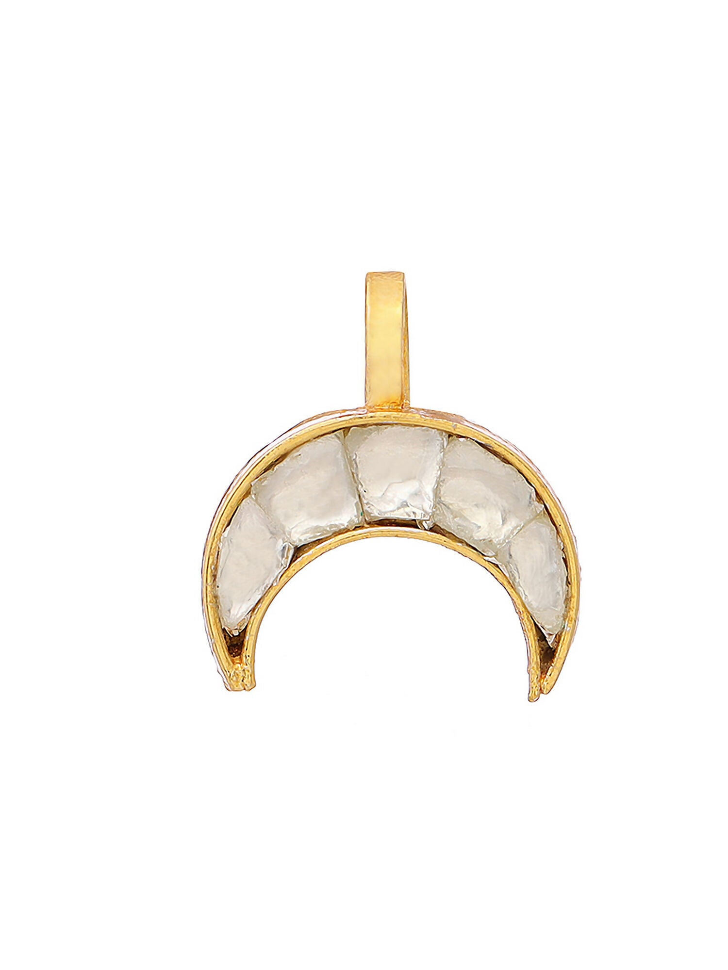 Ruby Raang Gold Half Moon Hair Jewelry