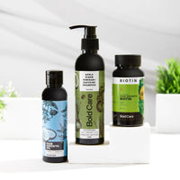 Thumbnail for Bold Care DHT Blocker Shampoo + Hair Growth Oil + Biotin Supplements Combo - Distacart