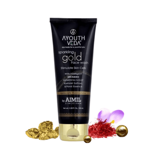 Ayouthveda Sparkling Gold Face Wash - Distacart