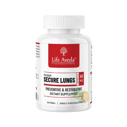 Image 1 of 60 caps for the product Life Aveda Premium Secure Lungs Capsules