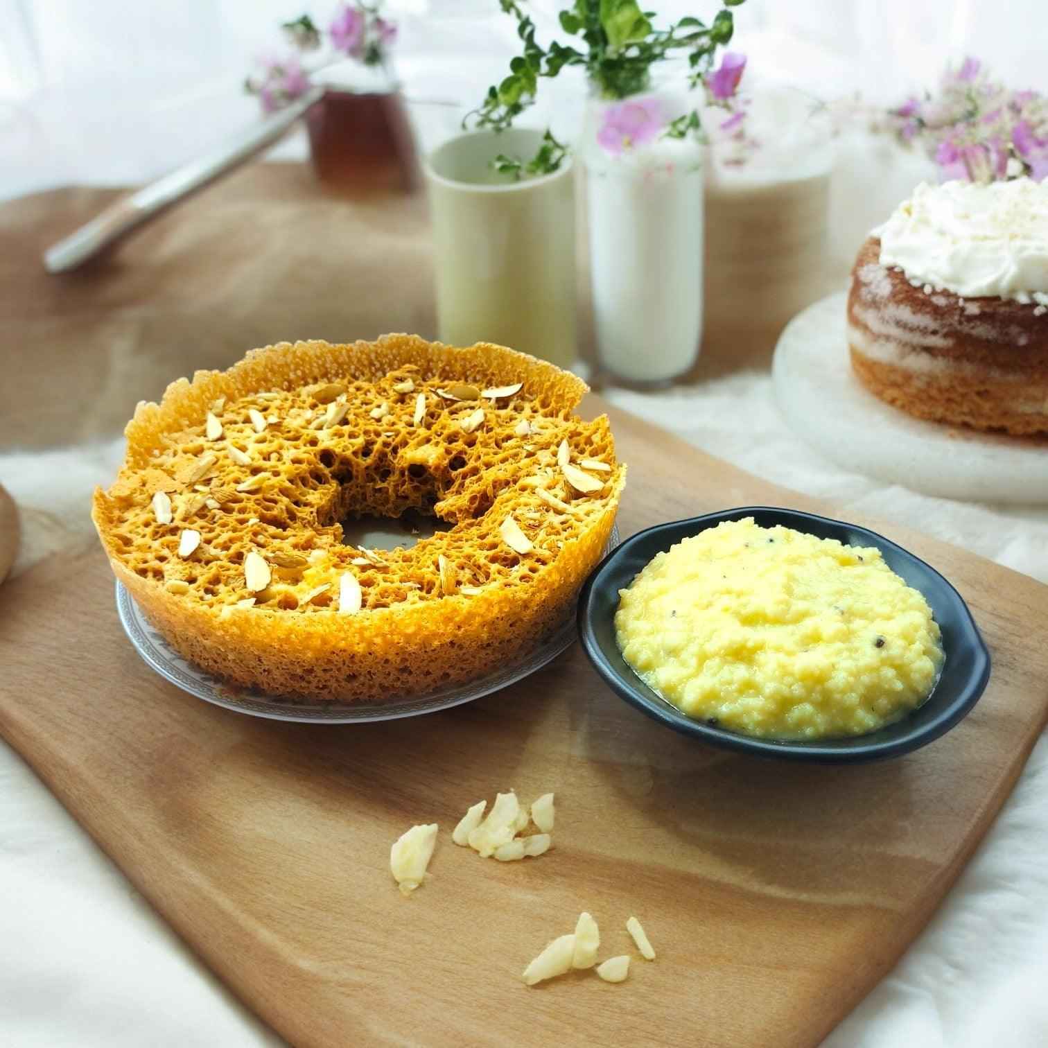 SweeDesi Malai Ghewar Combo - Dista