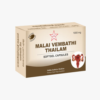 Skm Ayurveda Malai Vembadhi Thailam Softgel Capsules - Distacart