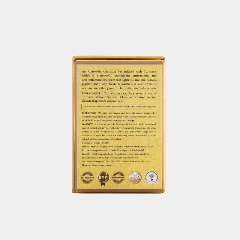 Haappyherbs Manjal Magic Luxury Soap Bar