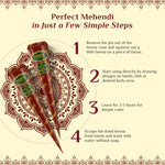 Thumbnail for Neeta Mehendi Cone For Hand Design – 12 Henna Cones Reddish Brown - Distacart