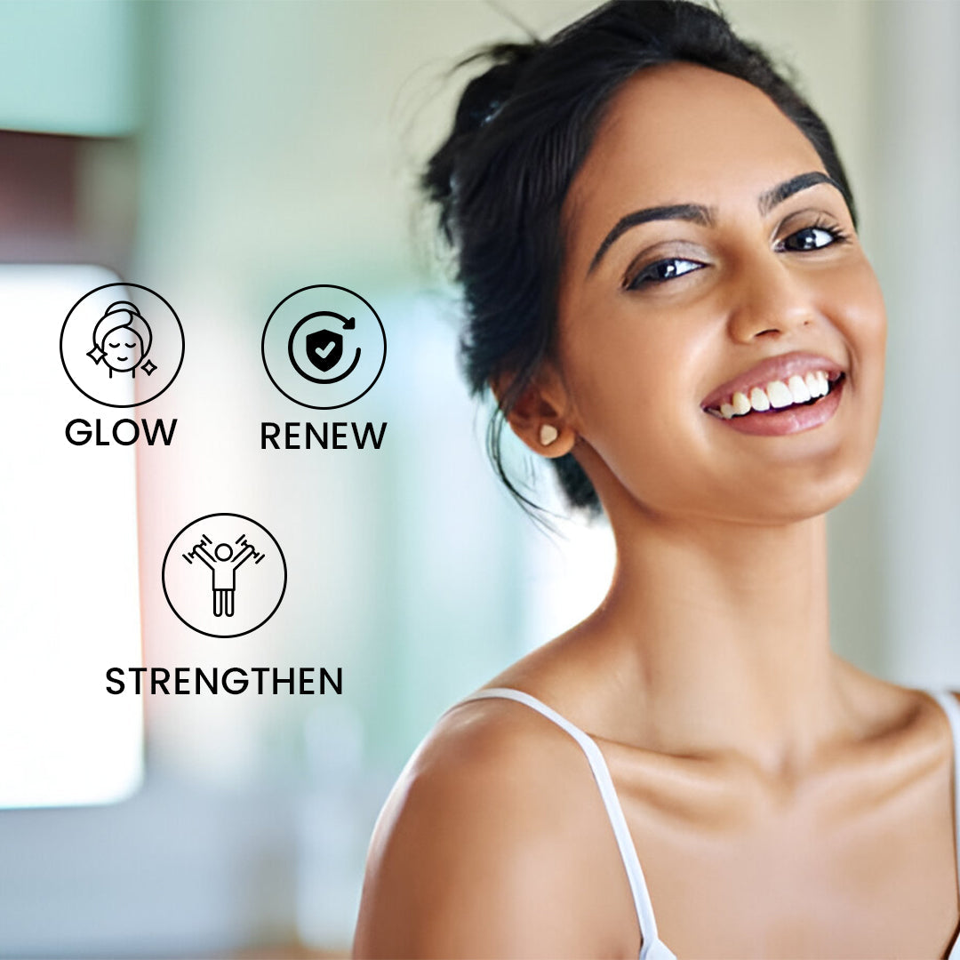 Jagat Pharma Marine Collagen Capsules for Hair, Skin, Joint, Nail, Bones