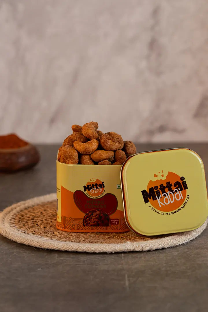 Sattur Mittai Kadai Spicy Masala Cashews - Distacart