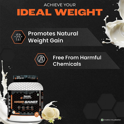 Patanjali Nutrela Sports Mass Gainer (Frvan-ice) - Distacart