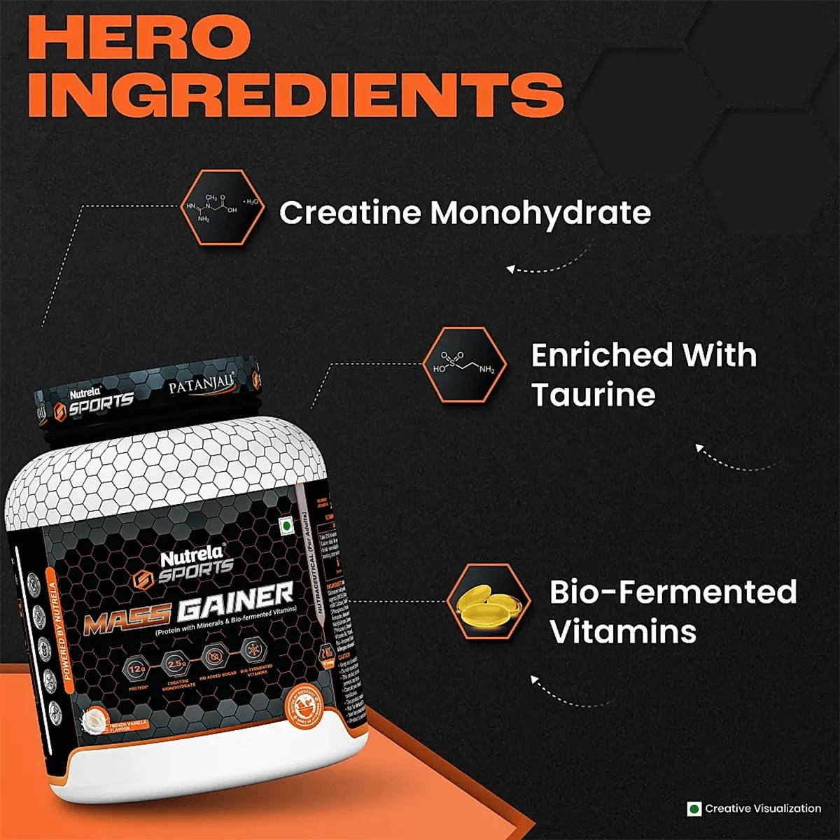 Patanjali Nutrela Sports Mass Gainer (Frvan-ice)