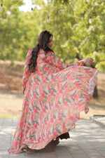 Thumbnail for Vastranavya Latest Fancy Party Wear Lehenga Choli With Shrug - Peach - Distacart
