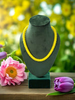 Thumbnail for Inhanns Noor-E-Jalwa – Handmade Crystal Bead Necklace -Adjustable - Lemon Yellow - Distacart