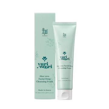 Yuri Woori Aloevera Facial Deep Cleansing Foam - Dista