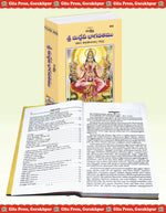 Thumbnail for Sankshipta Sri Maddevi Bhagavatamu (Telugu) – Concise Śrīmad Devi Bhāgavatam by - Dista