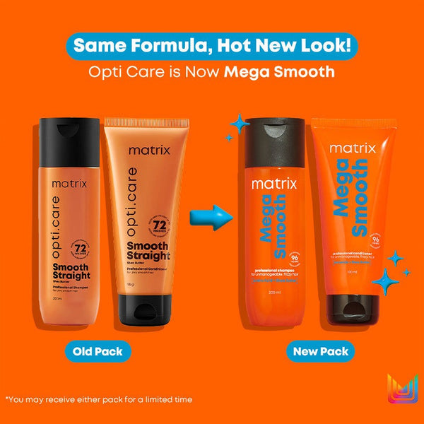 Matrix Opti. Care Smooth Straight Professional Ultra Smoothing Shampoo And Conditioner Combo