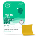 Thumbnail for Wellbeing Nutrition Melts Vegan Vitamin B12 Thin Strips-Misty Orange Mint Flavor