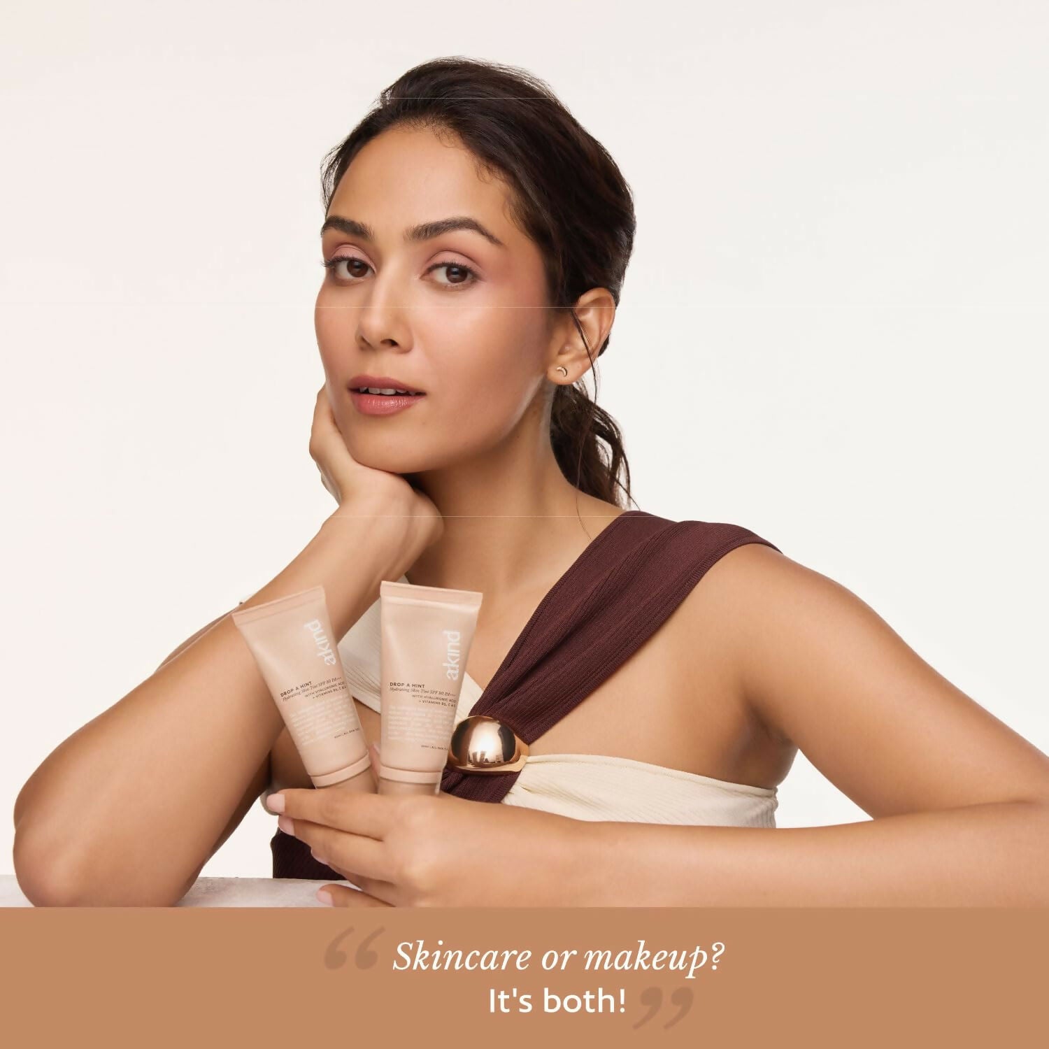 Akind Drop A Hint Hydrating Skin Tint Spf 30 Pa+++ Foundation - 170 Latte