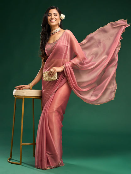 kasee Beads and Stones Saree - Distacart