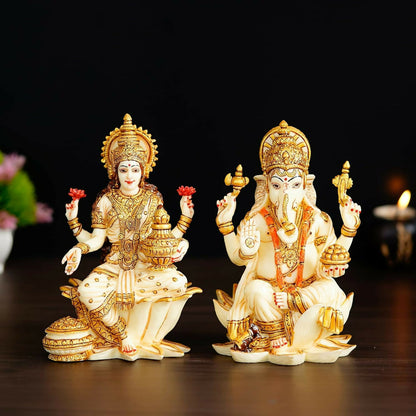 Mukundra Art N Craft 7 Goddess Lakshmi Ganesha Statue - Distacart