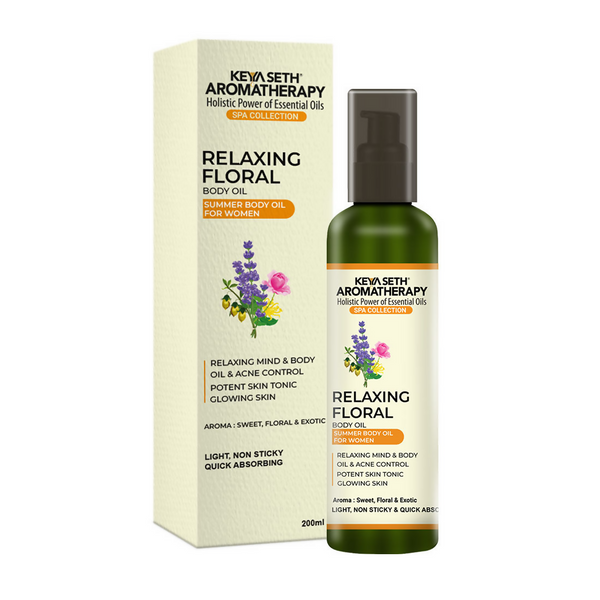 Keya Seth Aromatherapy Relaxing Floral Summer Body Oil - Distacart