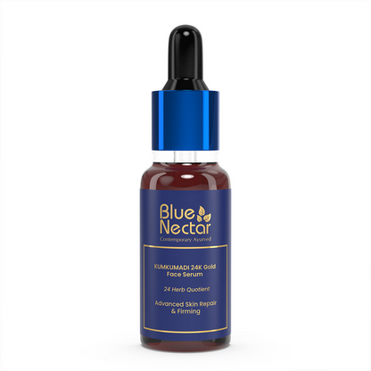 Blue Nectar Kumkumadi 24k Gold Face Serum - Distacart