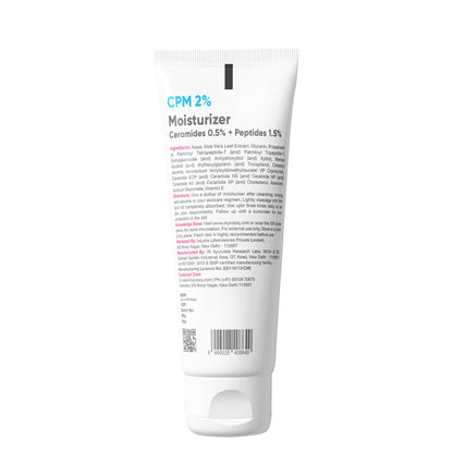 Cos-IQ CPM 2% Ceramides & Peptides Moisturizer - Distacart