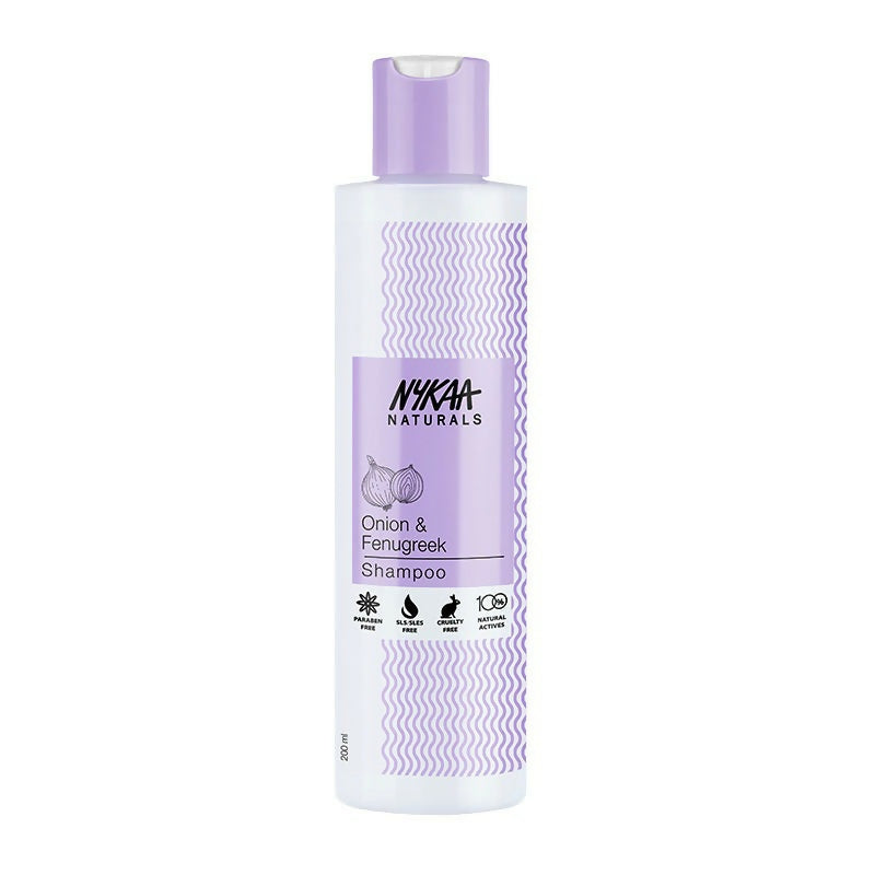 Nykaa Naturals Anti-Hair Fall Shampoo With Onion, Fenugreek - Distacart