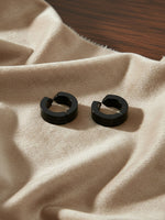 Thumbnail for NVR Men's Set of 2 Multicolour Hoop Earrings - Distacart