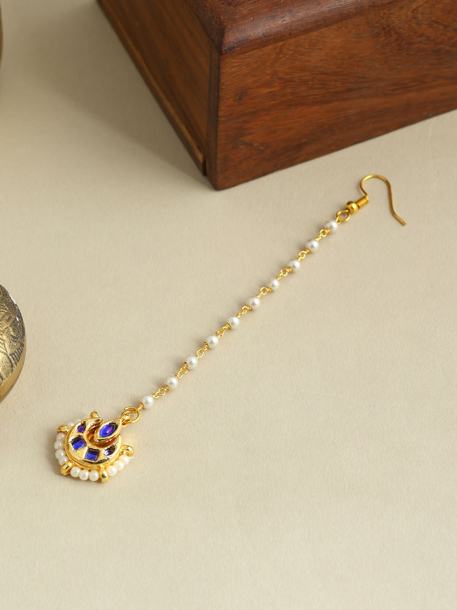 Ruby Raang Virasat Jewels Maang Tikka - Distacart