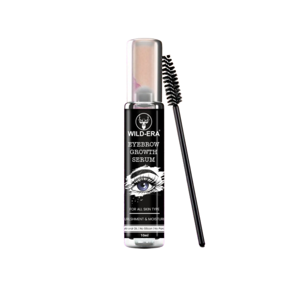 Wildera Eyelash Enhancer Nourishing Eyebrow Lashes Growth EyeLash Hair Growth & Volume Serum With Castor Oil & Vitamin E - Distacart