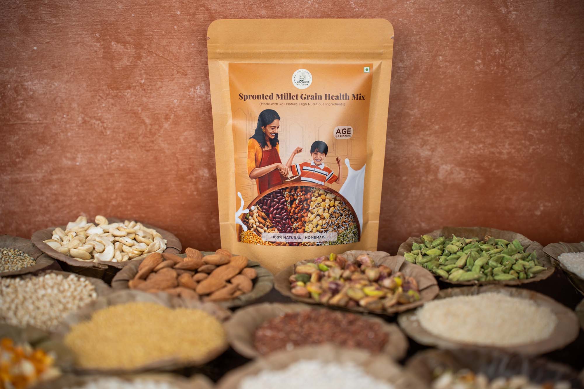 Narchuvai Foods Sprouted Millet Grain Health Mix