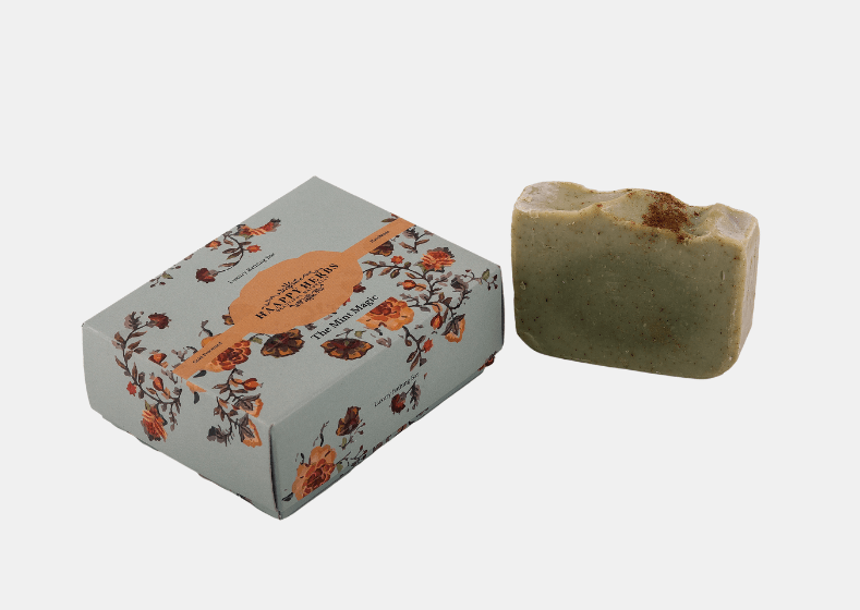 Haappyherbs The Mint Magic Luxury Bathing Soap Bar - Distacart