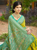 Thumbnail for Astita Mustard Soft Silk Saree