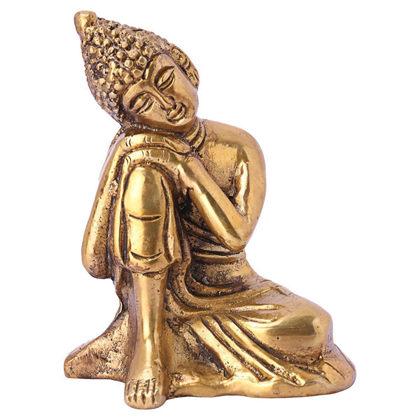 DreamKraft Metal Lord Buddha Idol - Distacart