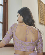 Thumbnail for Aastha Fashion Women's Purple Art Silk Zari & Sequins Embroidery Party Wear Lehenga Choli - Distacart