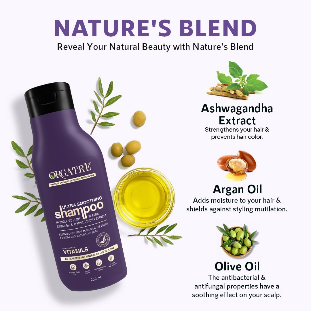 Orgatre Ultra Smoothing Shampoo For Men & Women - Distacart