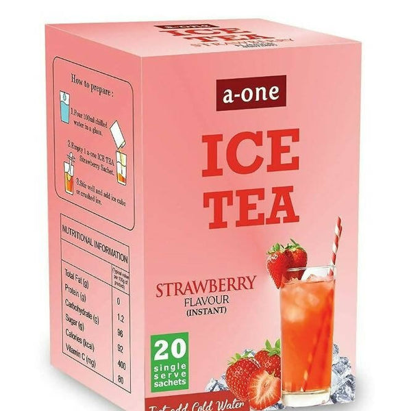 A-One Ice Tea Strawberry Flavour Instant - Distacart